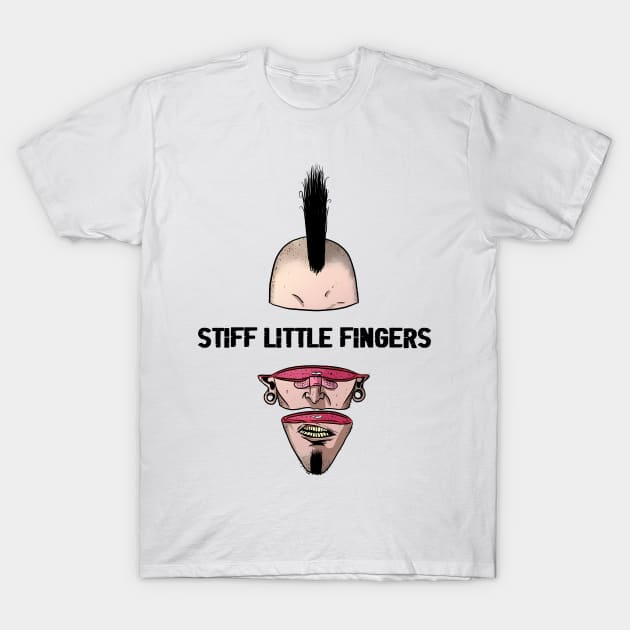 Punk Man Stiff Little Fingers T-Shirt by limatcin